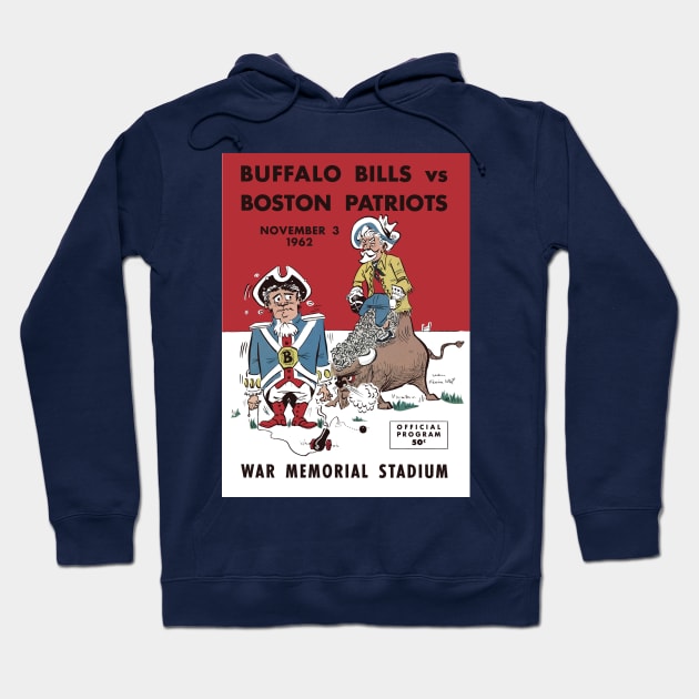 Vintage Buffalo Bills Program Hoodie by DirtyD